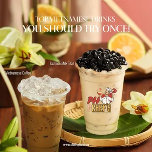 Top Selling Drinks at The Chef&apos;s Pho