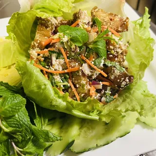 Crispy Pork Belly Salad