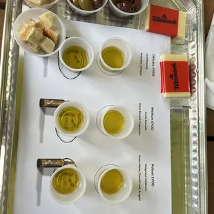 Olive oil tasting