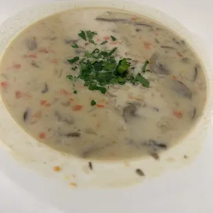 barley mushroom soup $5