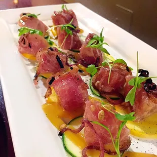 Rare tuna. Excellent.