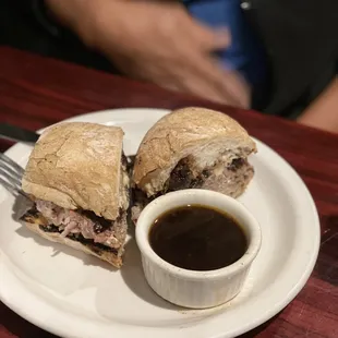 House Smoked Prime Rib of Beef French Dip Lunch