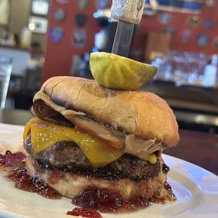Peanut Butter and Jelly Burger