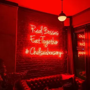 Sign at the entrance.