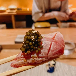 Otoro and Caviar. The perfect addition to a omakase.