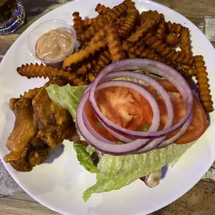 Wing Blu/Buff minus the bun