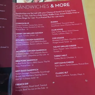 Sandwiches and more