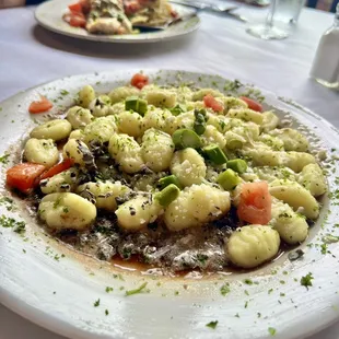 Gnocchi with brown butter and herbs