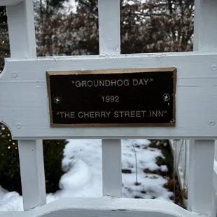 This is the actual AirBnB where they filmed the movie Groundhog Day!