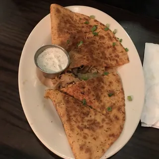 Pierogi Quesadilla