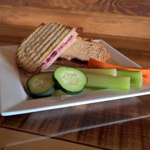 Smoked turkey, bacon, cranberry sauce, red onion, provolone, and smokey mayo. Try the Turkey, Bacon, Cranberry today!