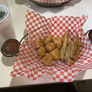 Monday special $11.69 for 7 nuggets, spuds and a drink.