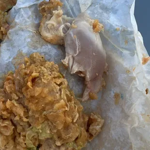 Be carful with their raw chicken