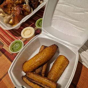 Ordered plantain for $2+. This is all I get!! Geesh.