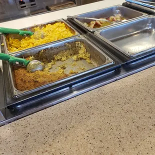 a variety of food items