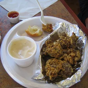 Fried chicken livers