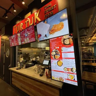 They are sharing space with Tuk Tuk