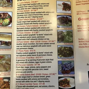 Menu page 2