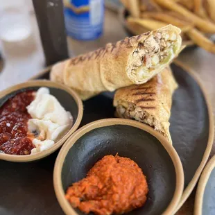 Wrap with Great sauces