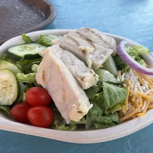 Grilled chicken salad