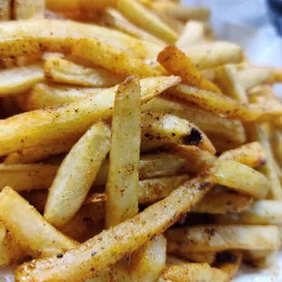 a pile of french fries