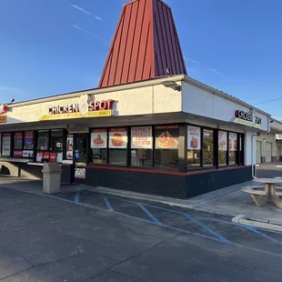 Outside of the restaurant (former A&amp;W location).