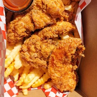 Chicken tender basket