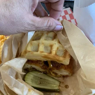 4. Waffle Chicken Sandwich