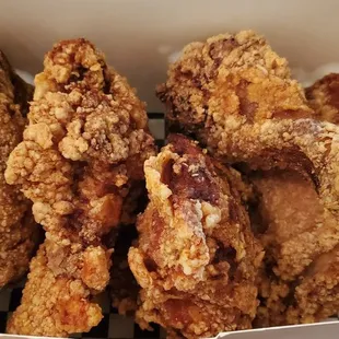 Gluten free Fried Chicken Thighs (literally mouth watering good)