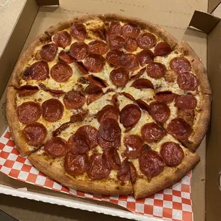 Pepperoni pizza