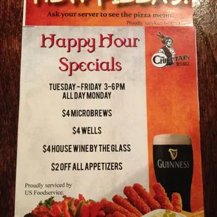 Happy Hour Specials