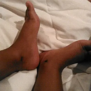 Shes only 16 months, She couldnt even tell me her ankles hurt. They are so lucky I dont go back up there and act a damn fool.