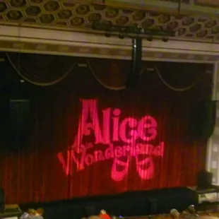 TCTC production of Alice in Wonderland at Taft Theatre.