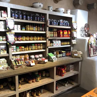 a variety of food items