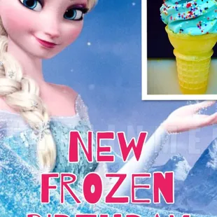 Frozen Birthday Cake