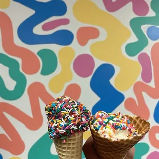 Double brownie ice cream!