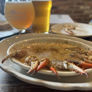 Sautéed crab claws