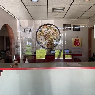 Order and pickup area