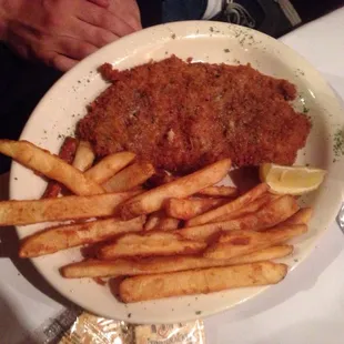 Pork schnitzel: so good!