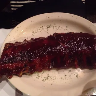 Fantastic, tender full rack of ribs