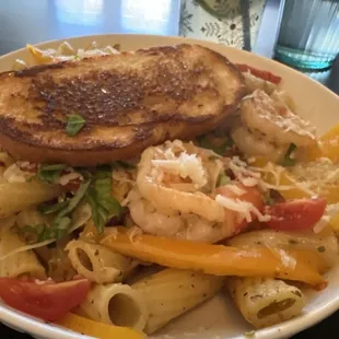 Shrimp Rigatoni with Garlic Butter sauce