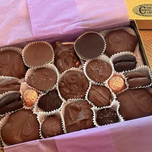 Delicious dark and milk chocolate sampler!