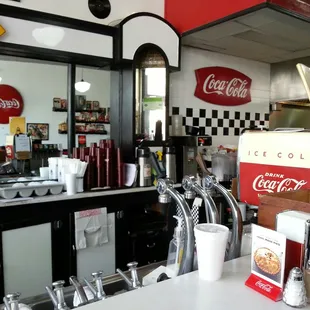 Love the old coke machine...fits this place perfectly.