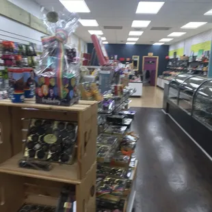 the inside of a store