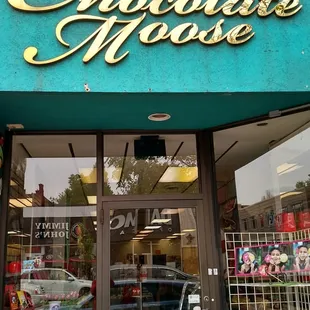 the front of the store