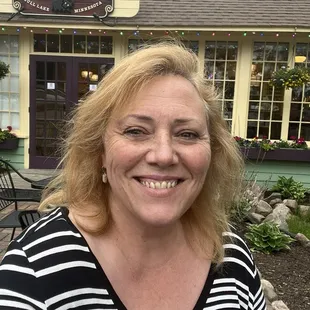 Me at the Chocolate Ox on the grounds of the Grand View Lodge.