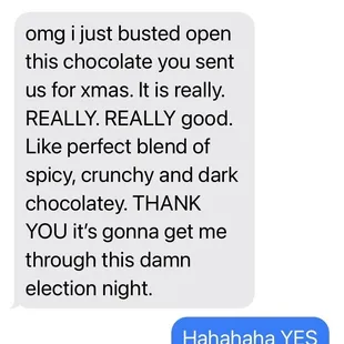 Best chocolate ever!