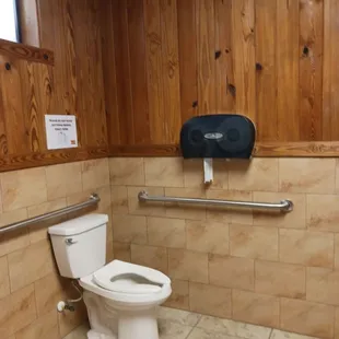 Clean bathroom