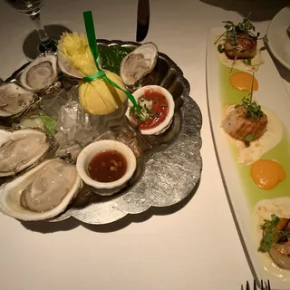 Chilled Oysters On the Half Shell