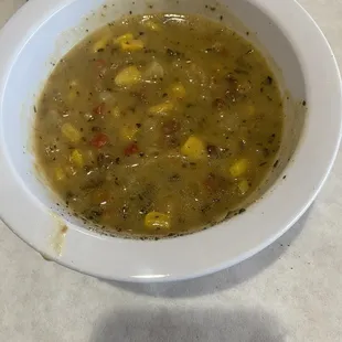 Corn soup